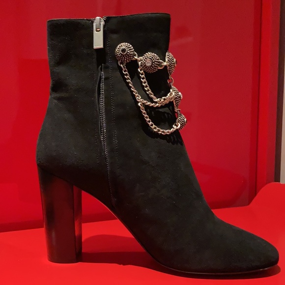 The Kooples Black Suede Boots SZ 8 FR 39 - Picture 2 of 8